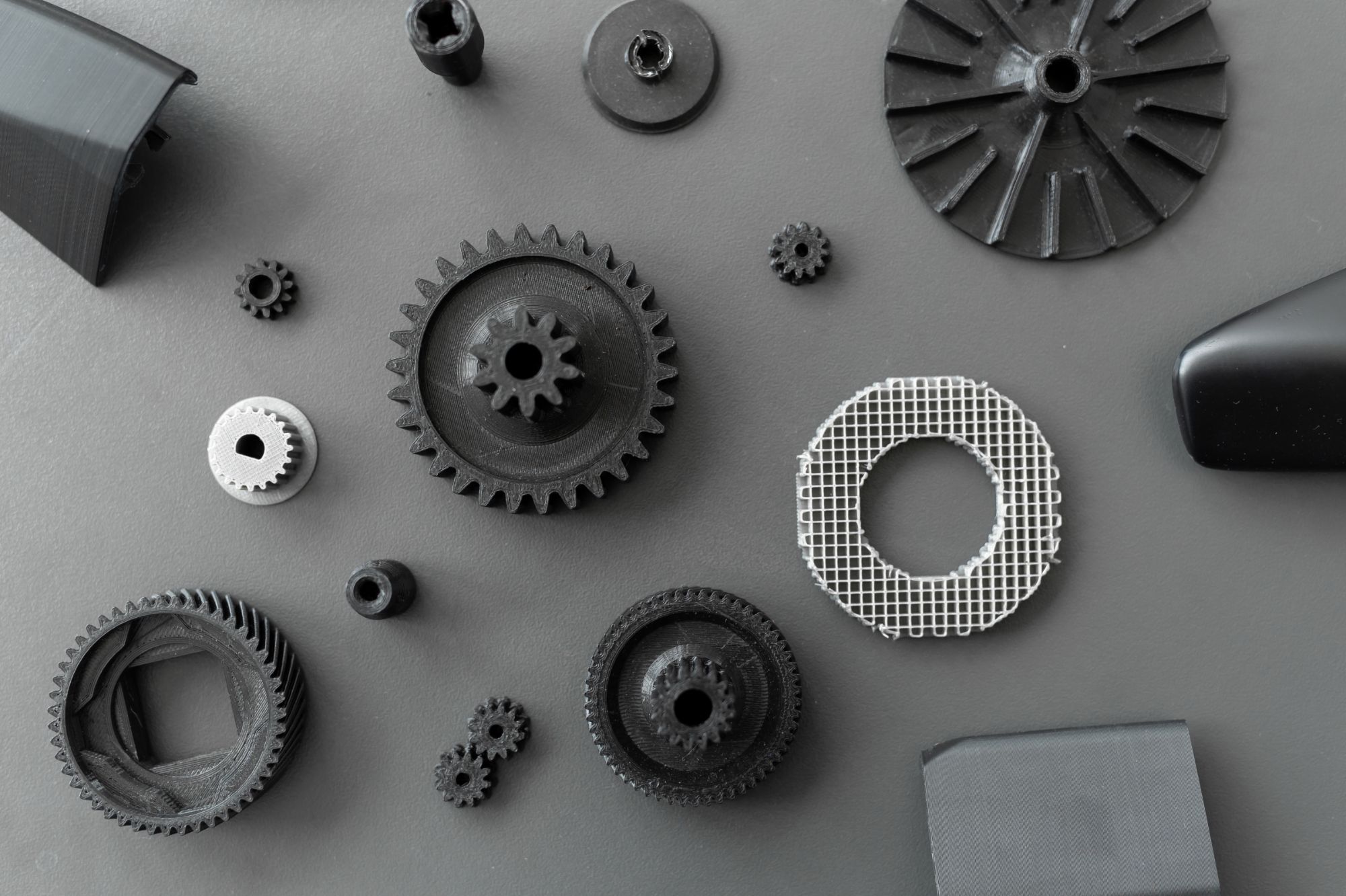 3d Printed Objects On The Table In The Laboratory NXUDSW5 1 1